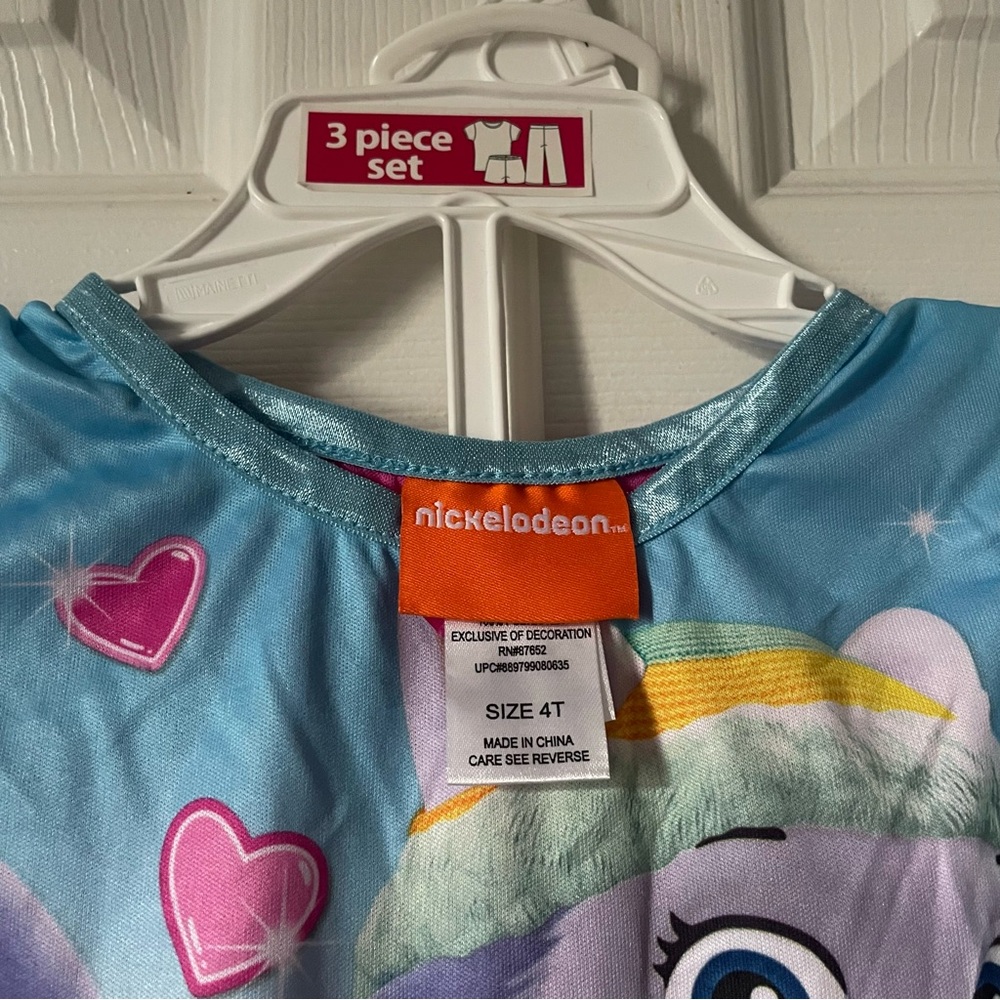 Nickelodeon Pink & Blue Paw Patrol Girls' Pajama Set - Picture 3 of 4